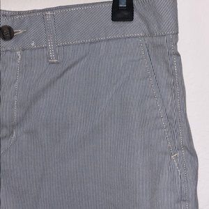 🦋Blue Pinstripe Bermuda Shorts!